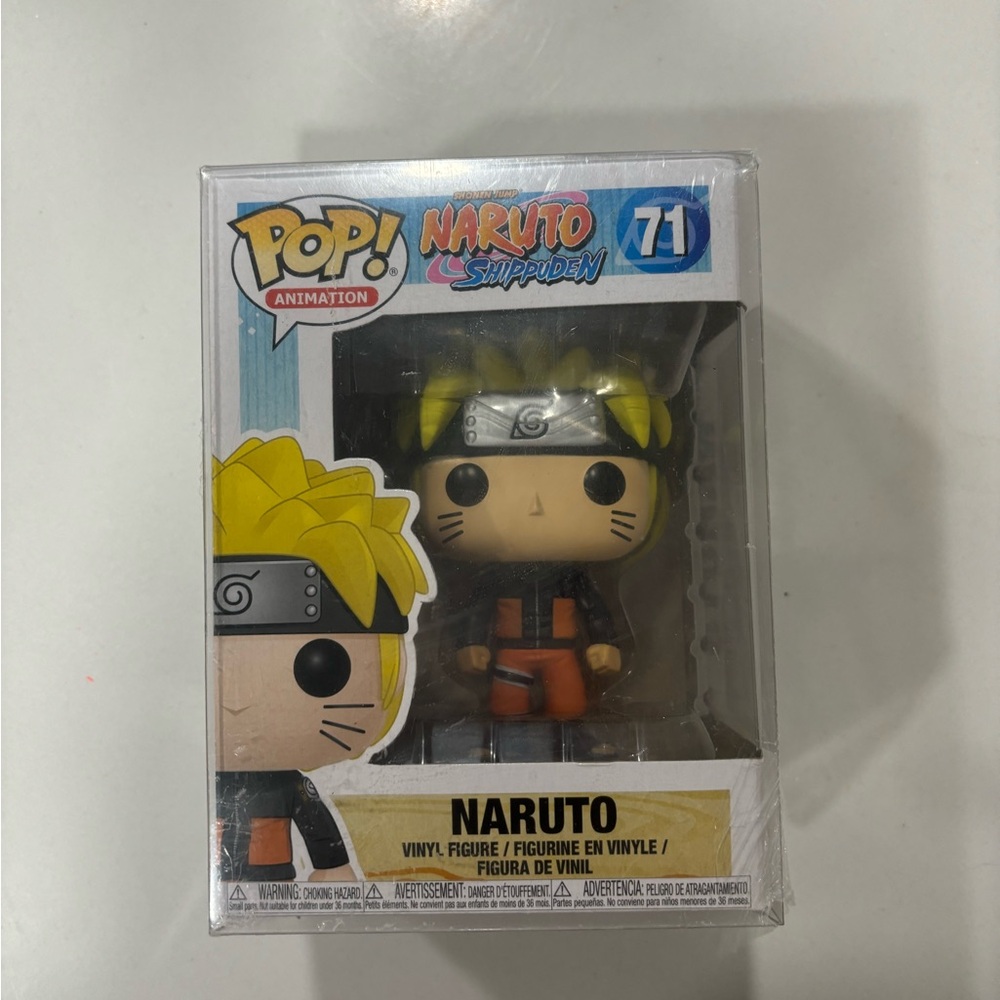 Funko Pop Naruto with Yellow Hair and Orange Outfit